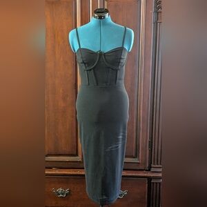 H&M Black Strapless Dress